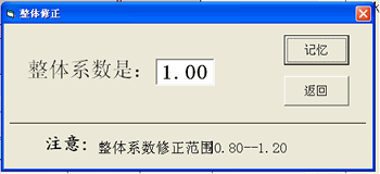 HDL9W定硫儀整體系數修正圖